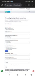 Caleb University School fees, Caleb University School fees per semester