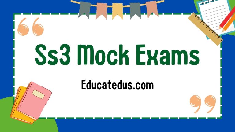 SSS3 English NECO Past Questions: Practice and Pass