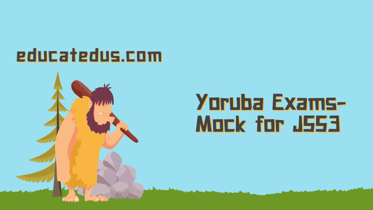 JSS3 Yoruba Exam Past Questions- MOCK Free Download